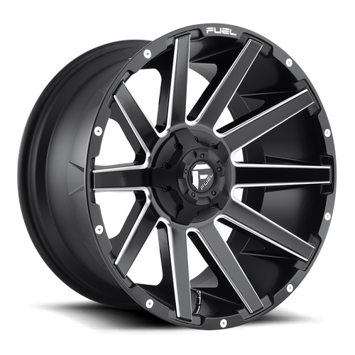 Fuel Wheels D616 CONTRA - Matte Black Milled - Wheel Warehouse