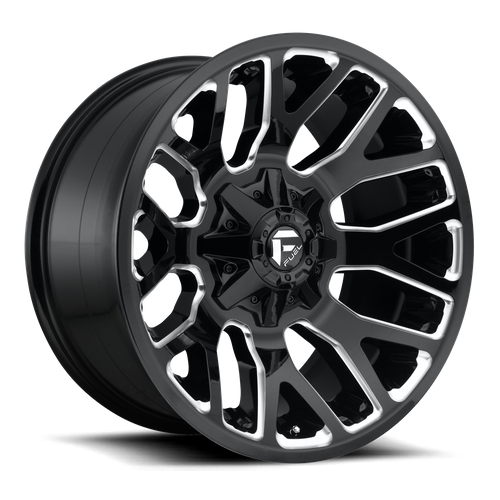 Fuel Wheels D623 WARRIOR - Gloss Black Milled - Wheel Warehouse