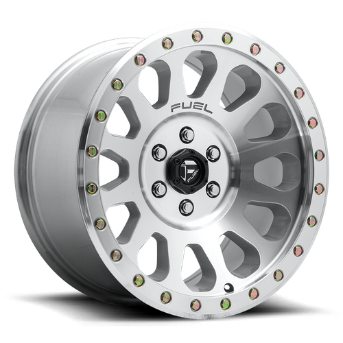 Fuel Wheels D647 VECTOR - Diamond Cut Machined W/ Clear Coat - Wheel Warehouse
