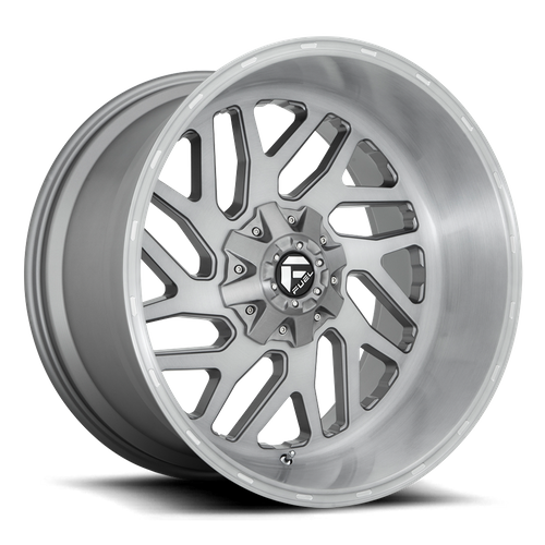 Fuel Wheels D715 TRITON PLATINUM - Brushed Gun Metal Tinted Clear - Wheel Warehouse