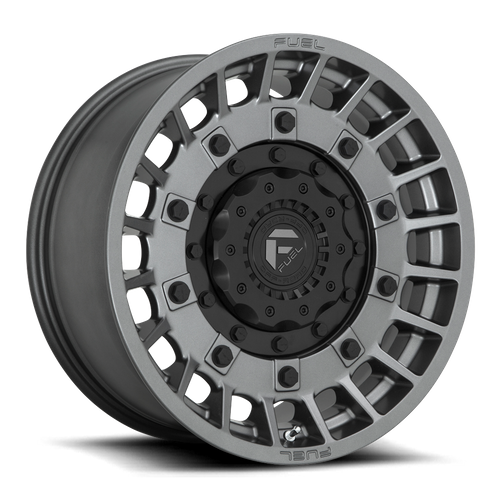 Fuel Wheels D726 MILITIA - Matte Anthracite & Black - Wheel Warehouse