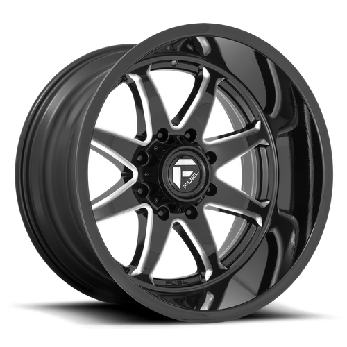 Fuel Wheels D749 HAMMER - Gloss Black Milled - Wheel Warehouse