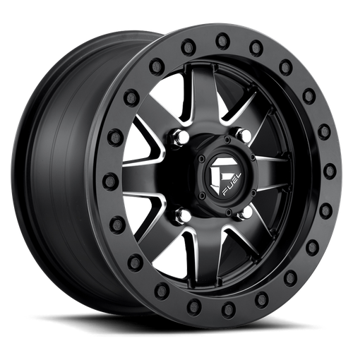 Fuel Wheels D938 MAVERICK BEADLOCK - Matte Black Milled - Wheel Warehouse