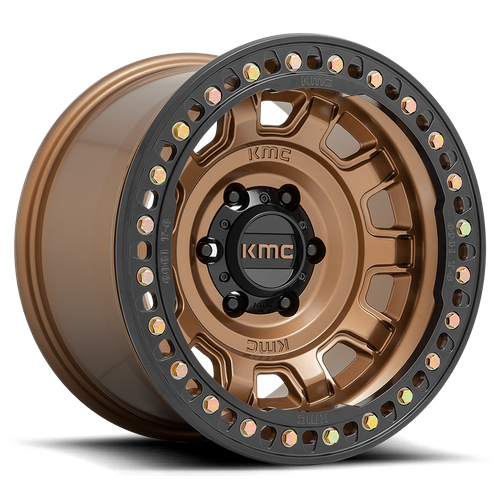 KMC Wheels KM236 TANK BEADLOCK - Matte Bronze - Wheel Warehouse