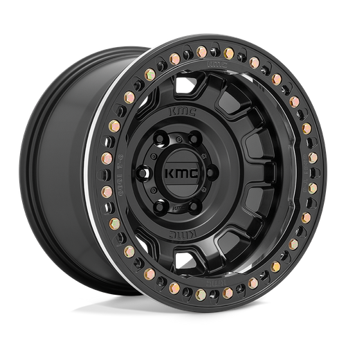 KMC Wheels KM236 TANK BEADLOCK - Satin Black - Wheel Warehouse