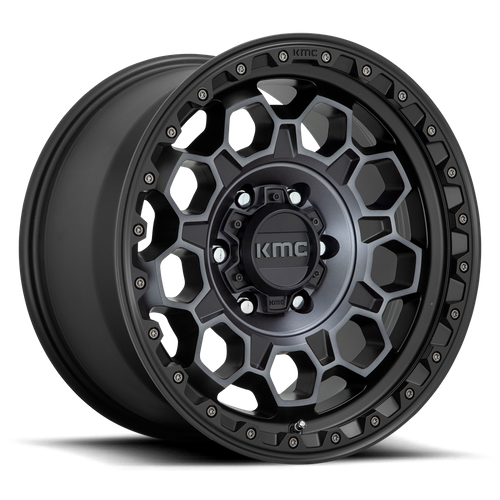 KMC Wheels KM545 TREK - Satin Black W/ Gray Tint - Wheel Warehouse
