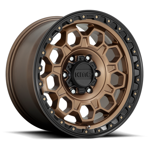 KMC Wheels KM545 TREK - Matte Bronze W/ Black Lip - Wheel Warehouse
