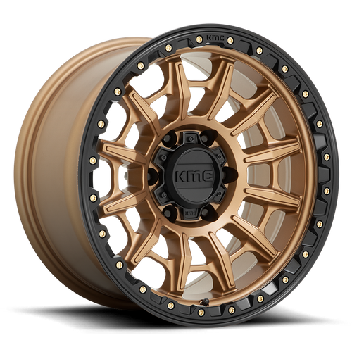 KMC Wheels KM547 CARNAGE - Matte Bronze W/ Black Lip - Wheel Warehouse