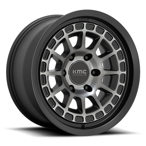 KMC Wheels KM719 CANYON - Satin Black W/ Gray Tint - Wheel Warehouse