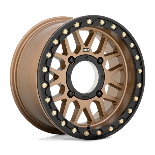 KMC Wheels KS235 GRENADE BEADLOCK - Satin Bronze - Wheel Warehouse