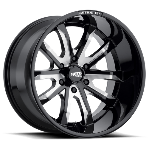 Moro Metal Wheels MO983 DAGGER - Gloss Black Milled - Wheel Warehouse