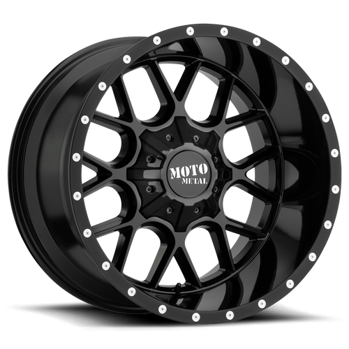 Moro Metal Wheels MO986 SIEGE - Gloss Black - Wheel Warehouse