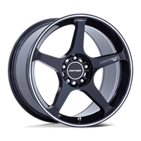 <b>Motegi Wheels</b> MR159 BATTLE V -<br> Obsidian Blue W/ Machined Lip Stripe - Wheel Warehouse