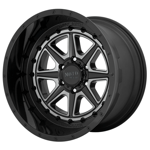 Moro Metal Wheels MO801 PHANTOM - Gloss Black W/ Gray Tint - Wheel Warehouse