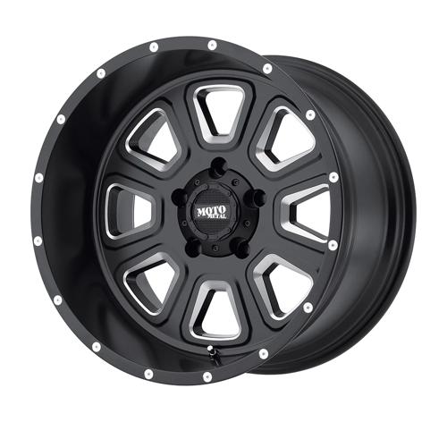 Moro Metal Wheels MO972 - Satin Black Milled - Wheel Warehouse