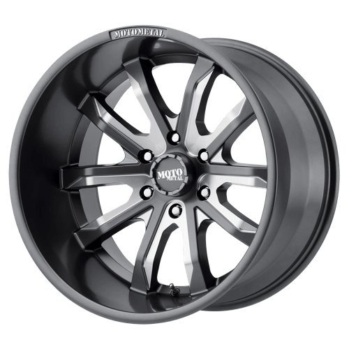 Moro Metal Wheels MO983 DAGGER - Satin Gray Milled - Wheel Warehouse