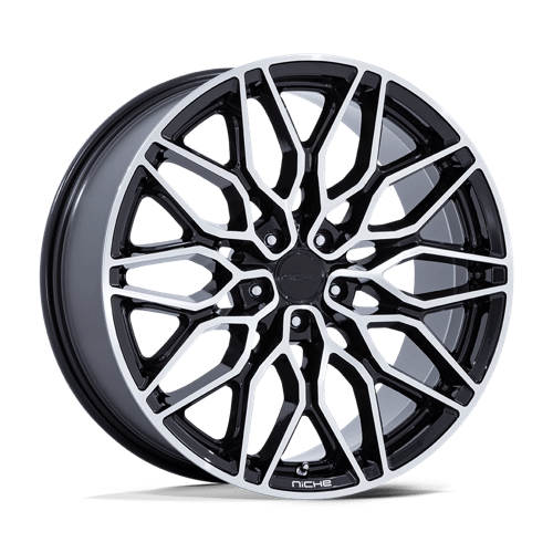 <b>Niche Wheels</b> NC277 CALABRIA 5 -<br> Gloss Black Machined - Wheel Warehouse