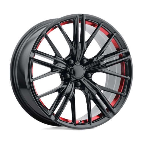 Performance Replica Wheels PR194 - Gloss Black Red Machined - Wheel Warehouse