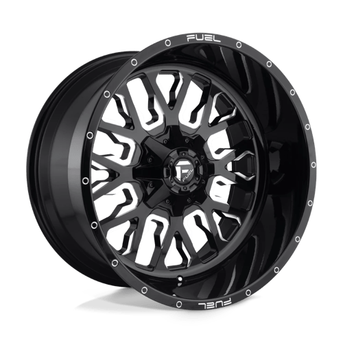 Fuel Wheels D611 STROKE - Gloss Black Milled - Wheel Warehouse
