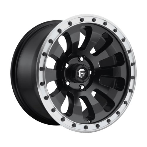 Fuel Wheels D629 TACTIC - Matte Black Machined Ring - Wheel Warehouse