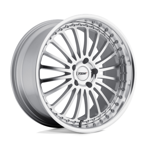 TSW Wheels SILVERSTONE - Silver W/ Mirror Cut Face & Lip - Wheel Warehouse