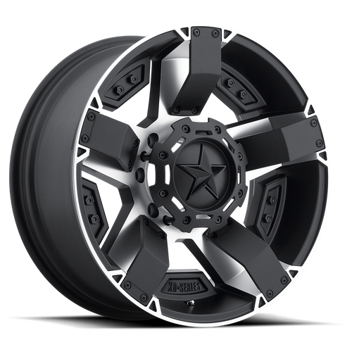 XD Wheels XD811 ROCKSTAR II - Matte Black Machined W/ Accents - Wheel Warehouse