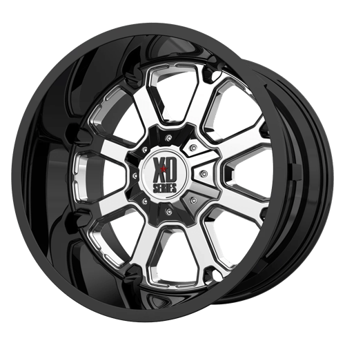 XD Wheels XD825 BUCK 25 - Pvd Center W/ Gloss Black Lip - Wheel Warehouse