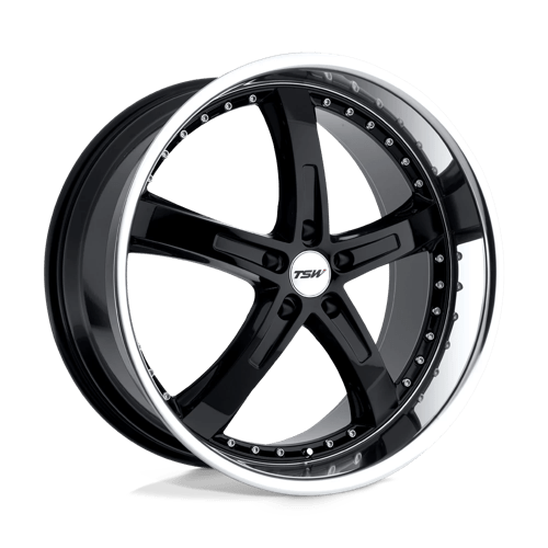 TSW Wheels JARAMA - Gloss Black W/ Mirror Cut Lip - Wheel Warehouse