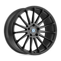 Beyern Wheels AVIATIC - Matte Gunmetal W/ Gloss Black Lip - Wheel Warehouse