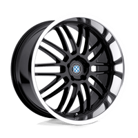 Beyern Wheels MESH - Gloss Black W/ Mirror Cut Lip - Wheel Warehouse