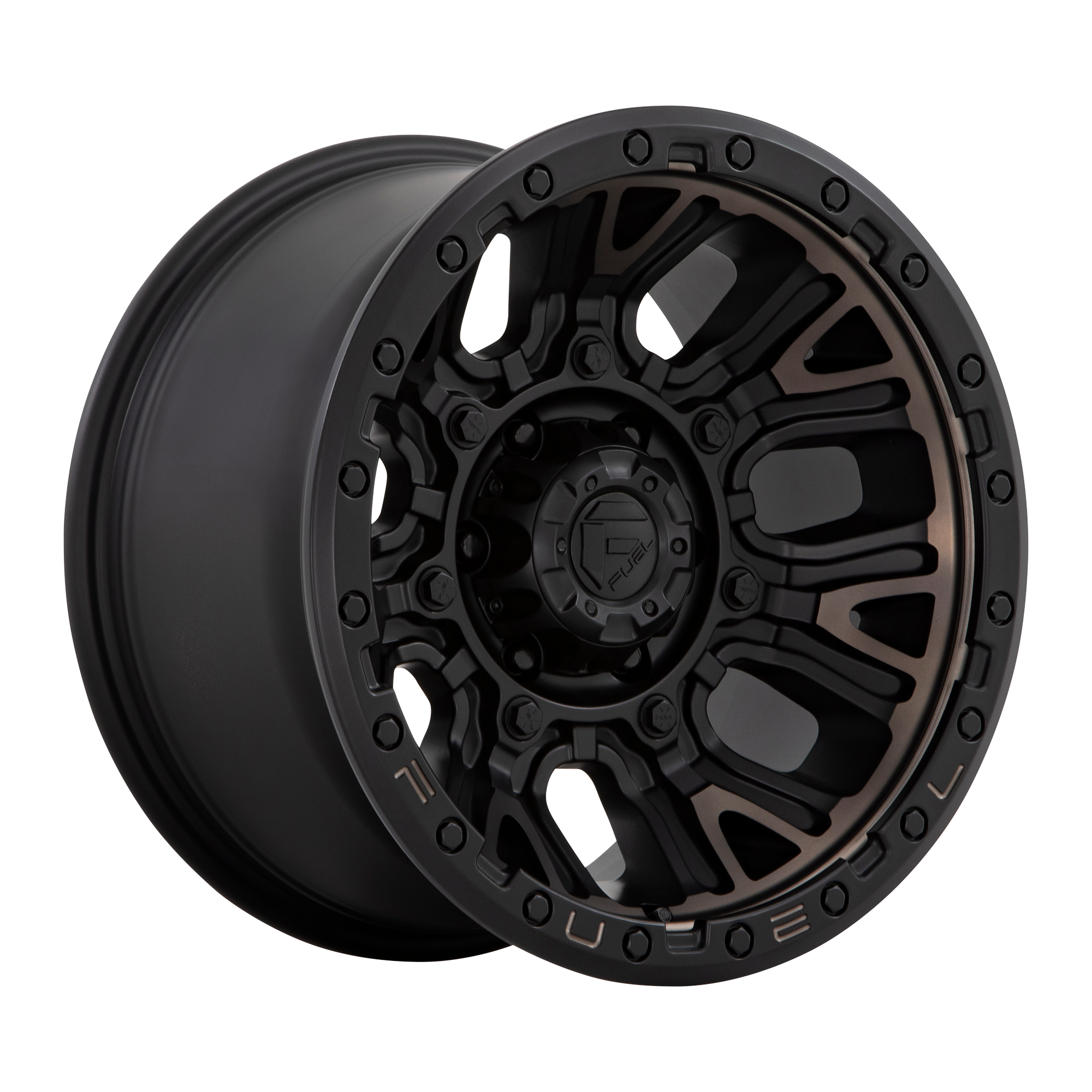 Fuel Wheels D824 TRACTION - Matte Black W/ Double Dark Tint - Wheel Warehouse