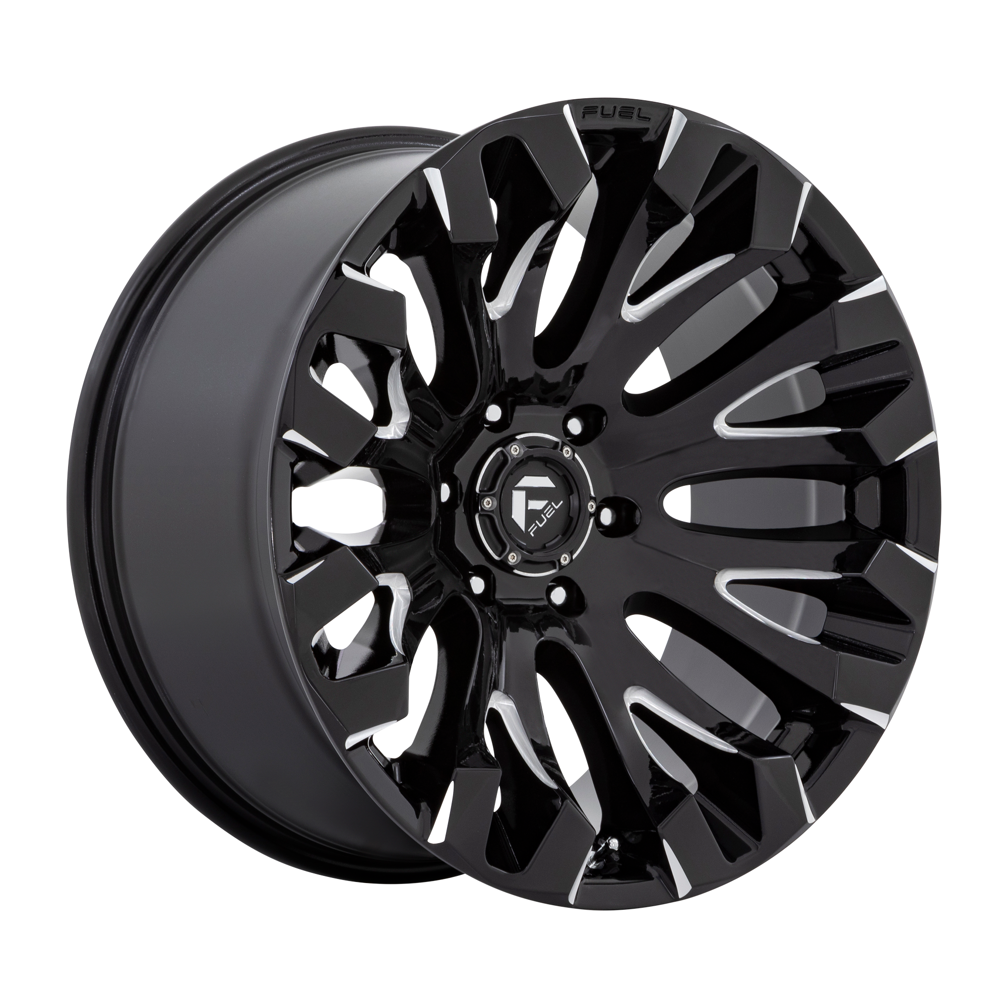 Fuel Wheels D828 QUAKE - Gloss Black Milled - Wheel Warehouse