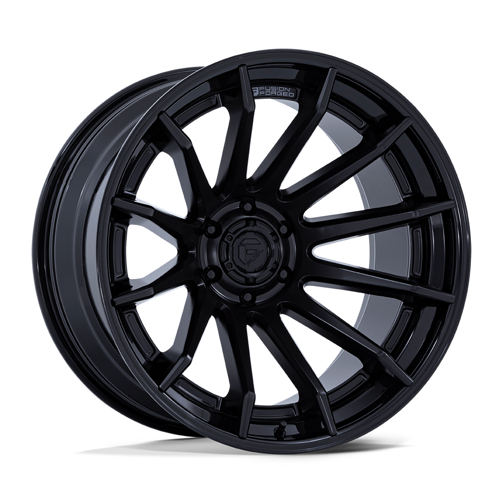 Fuel Wheels FC403 BURN - Matte Black W/ Gloss Black Lip - Wheel Warehouse