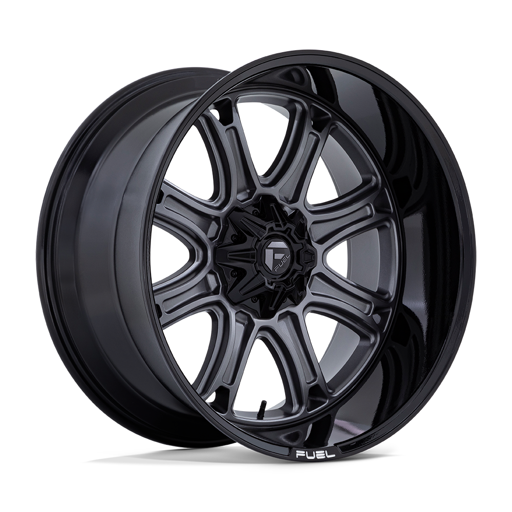 Fuel Wheels DARKSTAR - Matte Gunmetal W/ Black Lip - Wheel Warehouse
