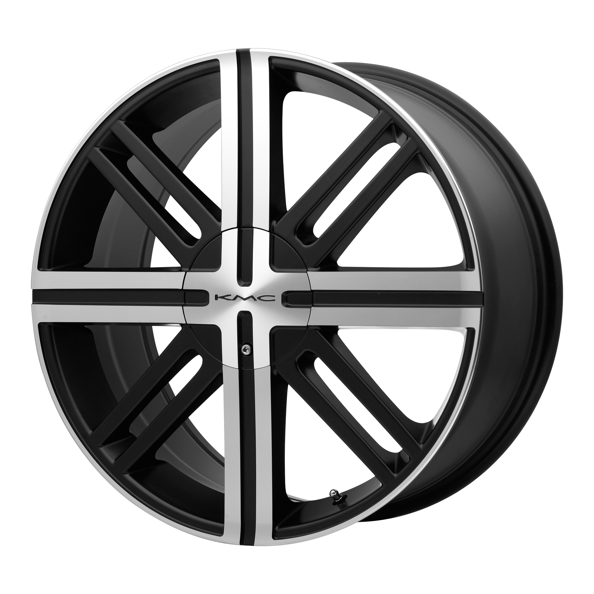 KMC Wheels KM675 SPLICE - Satin Black W/ Machined Face - Wheel Warehouse
