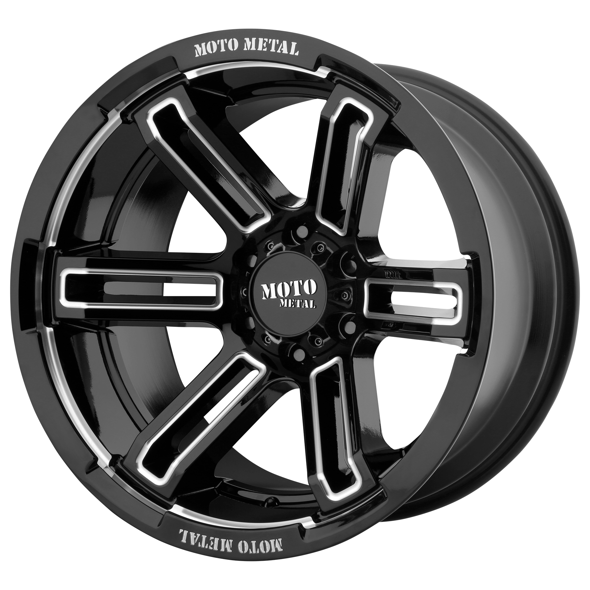 Moro Metal Wheels MO991 RUKUS - Gloss Black Milled - Wheel Warehouse