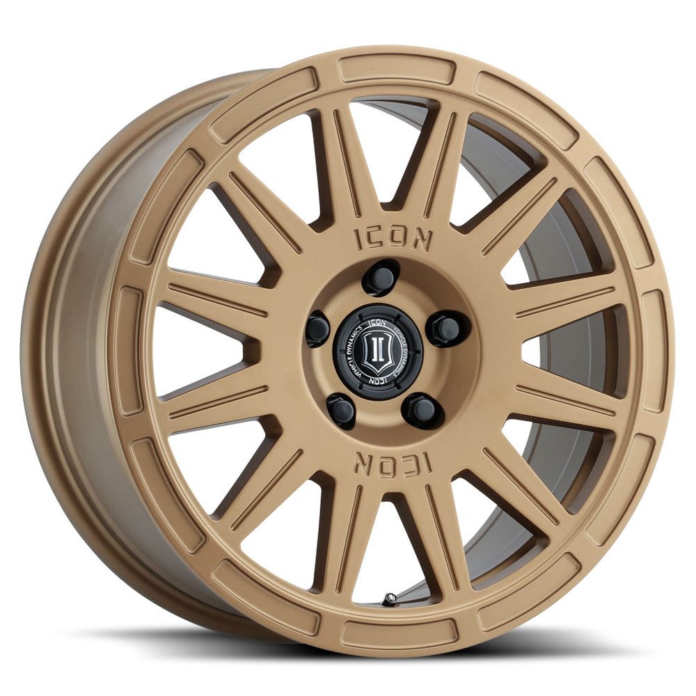 Icon Alloys Ricochet - Satin Gold - Wheel Warehouse