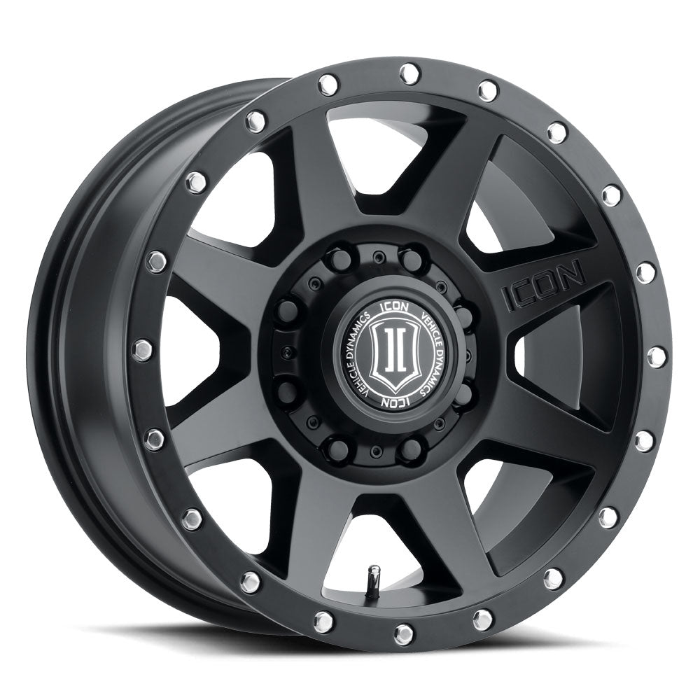 Icon Alloys Rebound - Satin Black - Wheel Warehouse
