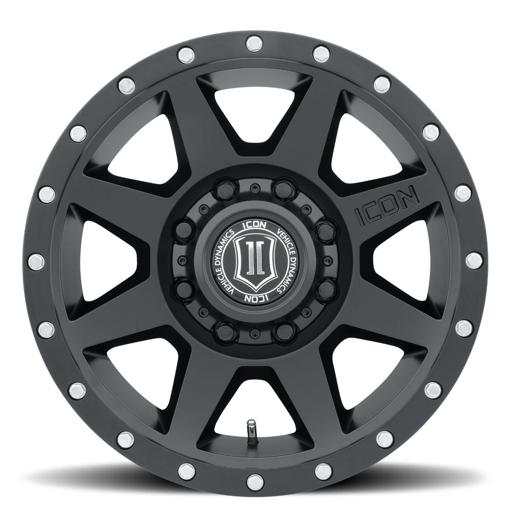 Icon Alloys Rebound - Satin Black - Wheel Warehouse