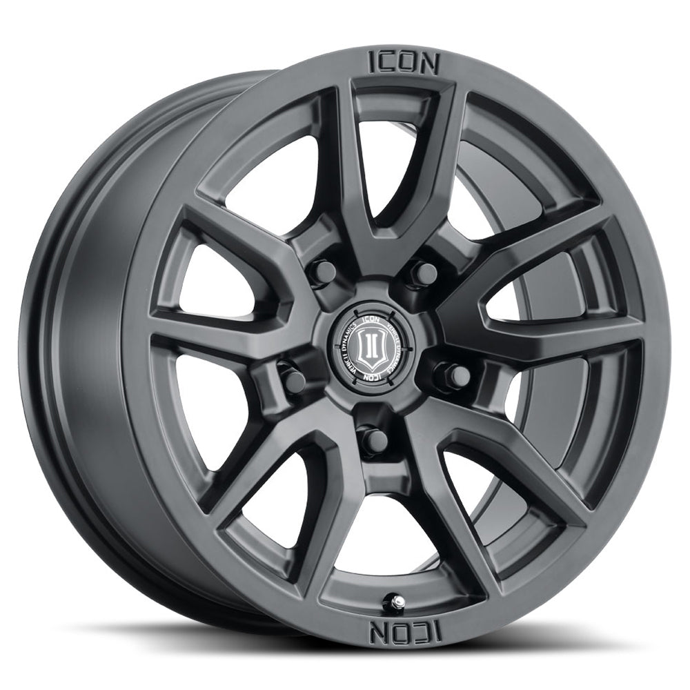 Icon Alloys Vector 5 - Satin Black - Wheel Warehouse