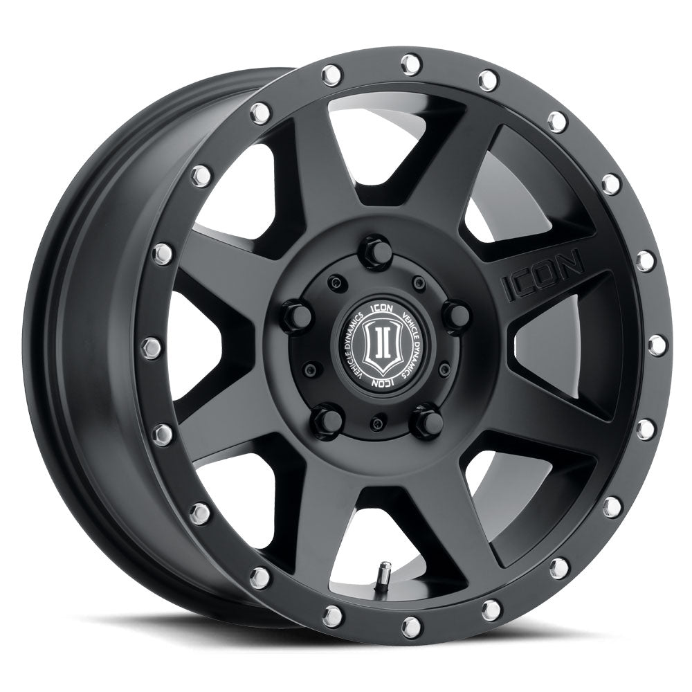 Icon Alloys Rebound - Satin Black - Wheel Warehouse