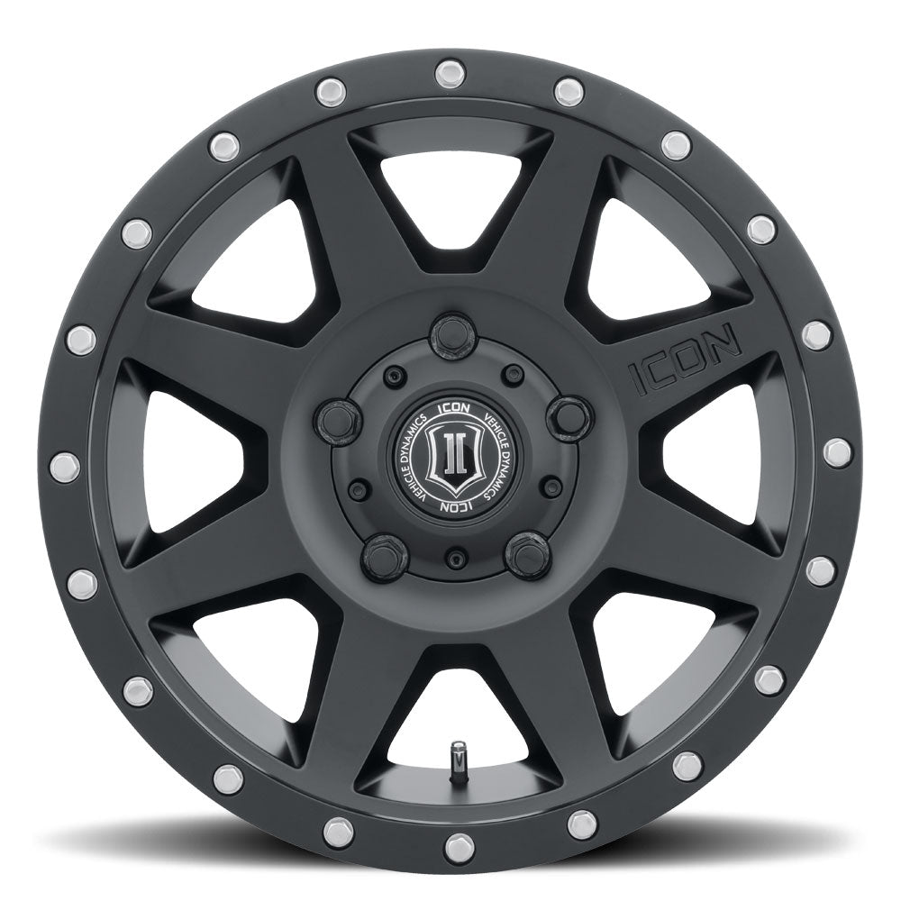 Icon Alloys Rebound - Satin Black - Wheel Warehouse