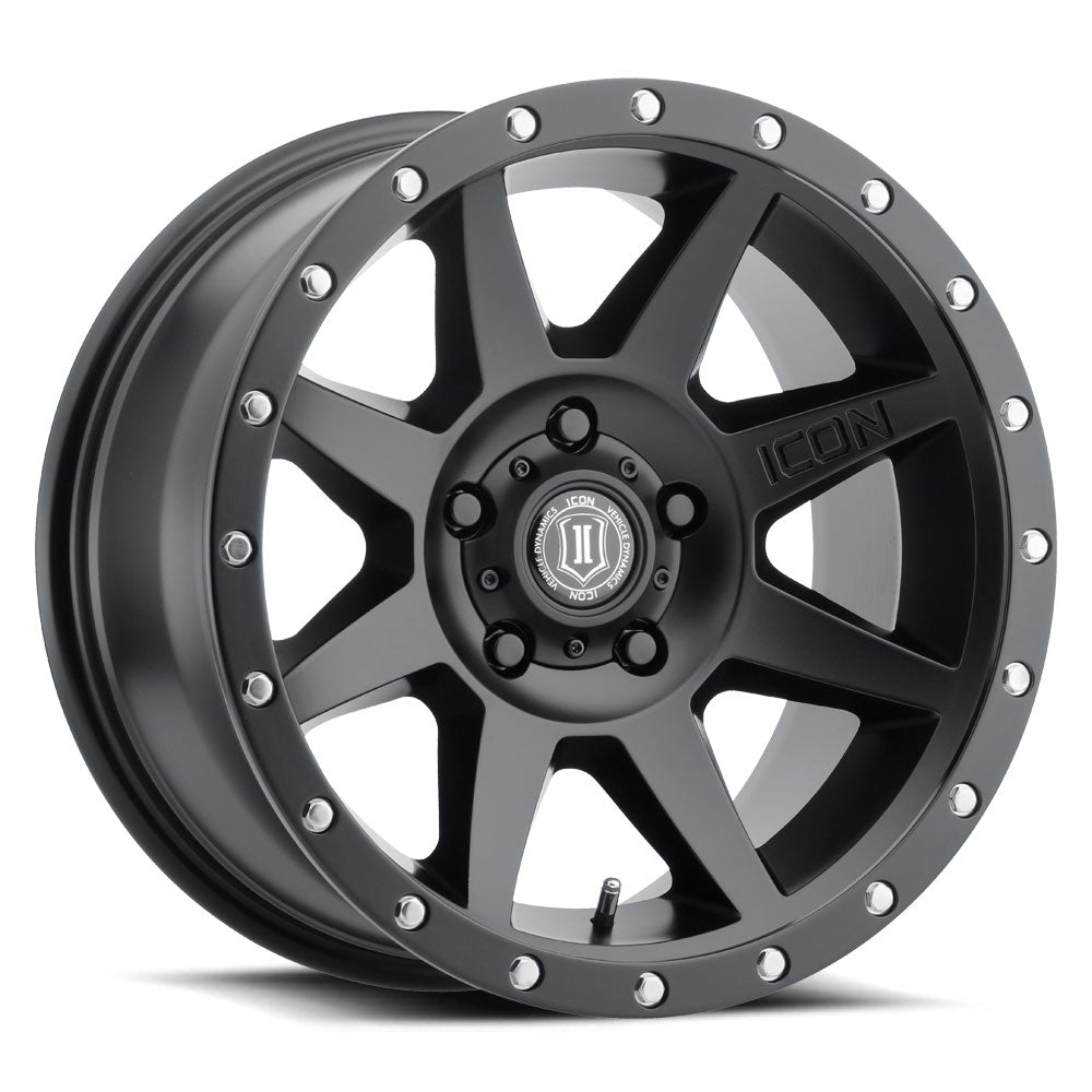 Icon Alloys Rebound - Satin Black - Wheel Warehouse