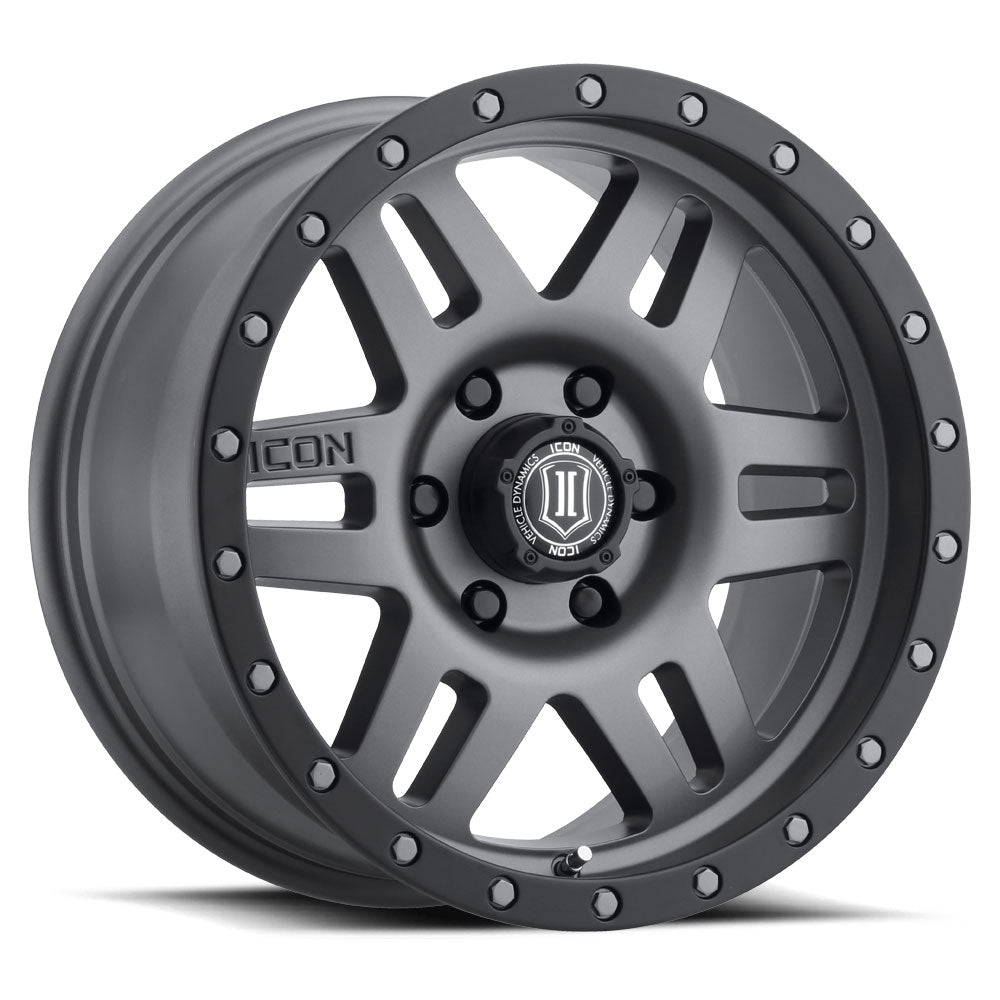 Icon Alloys Six Speed - Titanium - Wheel Warehouse