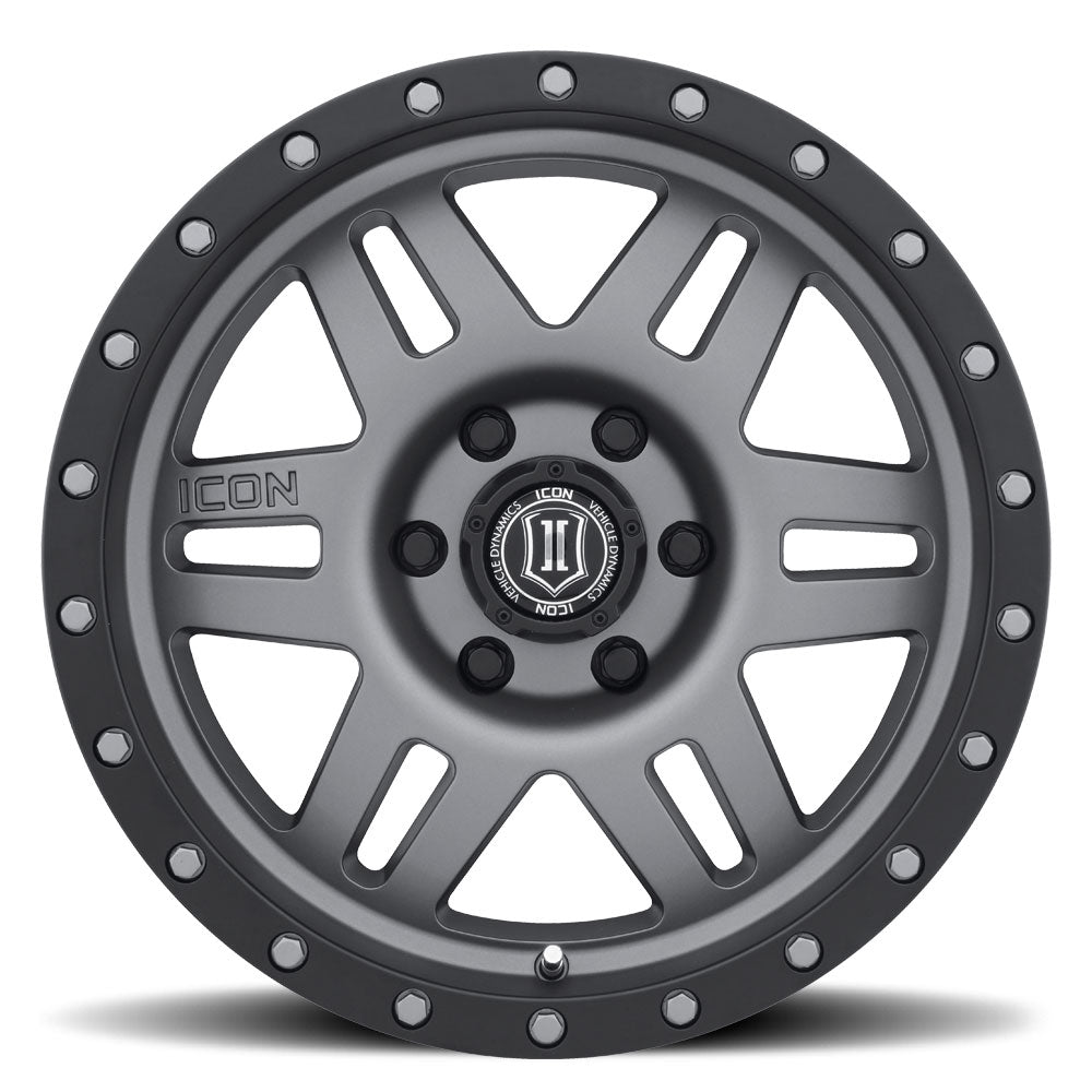 Icon Alloys Six Speed - Titanium - Wheel Warehouse