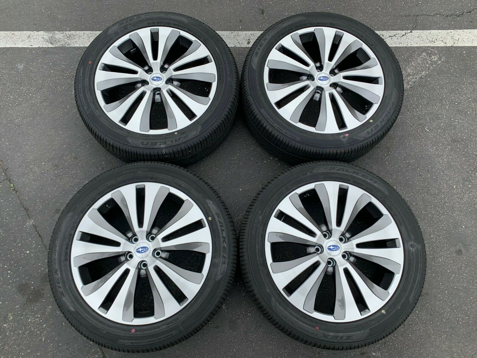 Details about Four Take Off 2019 Subaru Ascent Factory 20 Wheels Tires OEM Rims 5x4.5 - Wheel Warehouse