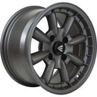 Enkei Compe 15x8 25mm Offset 4x100 Bolt Pattern 72.6mm Bore Gunmetal Wheel-Wheels - Cast-Enkei-