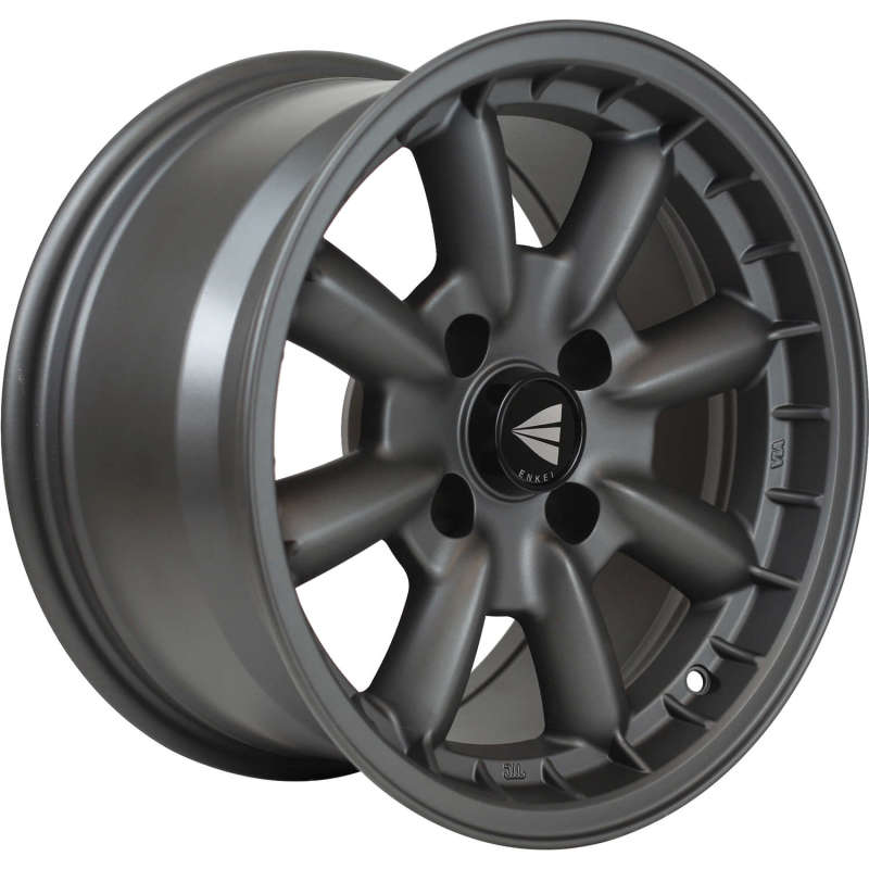 Enkei Compe 15x8 25mm Offset 4x100 Bolt Pattern 72.6mm Bore Gunmetal Wheel-Wheels - Cast-Enkei-
