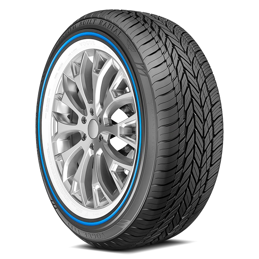 Vogue Custom Built Radial Viii Blue Stripe Tires 215/70R15 XL Custom Built Radial Viii(03382951)