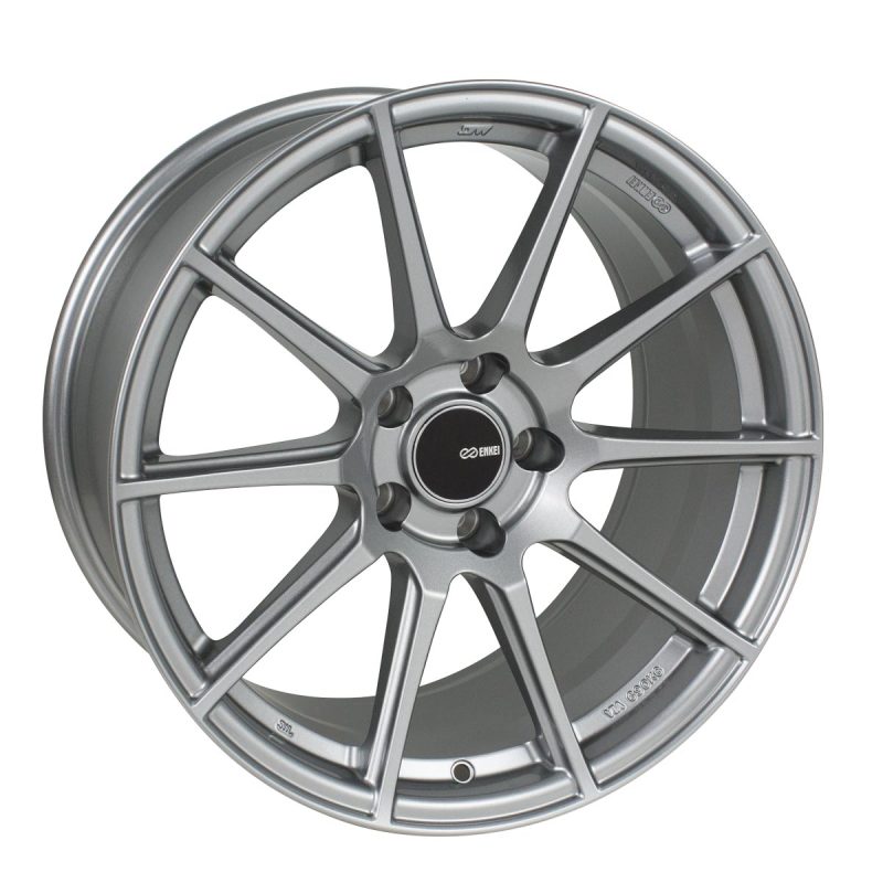 Enkei TS10 17x8 4x100 40mm Offset 72.6mm Bore Grey Wheel-Wheels - Cast-Enkei-